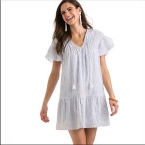 Vineyard Vines dress pintucked striped sailorcore